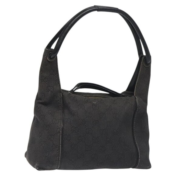 Gucci Handbags - GUCCI GG Canvas Shoulder Bag Black 101333 Auth bs27332